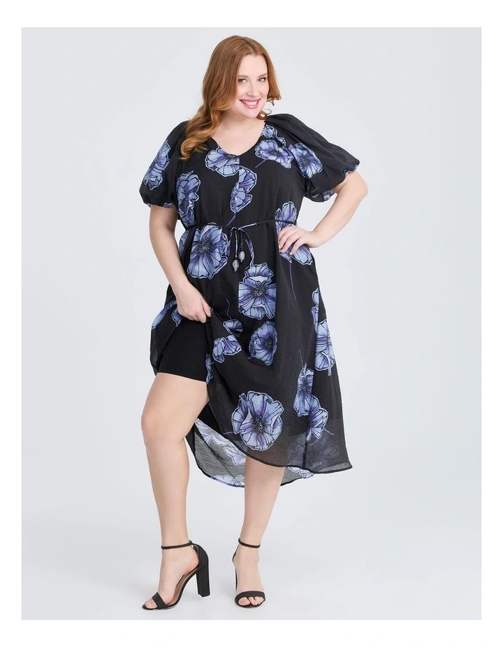 Poppy Tencel Midi Dress Floral image 4