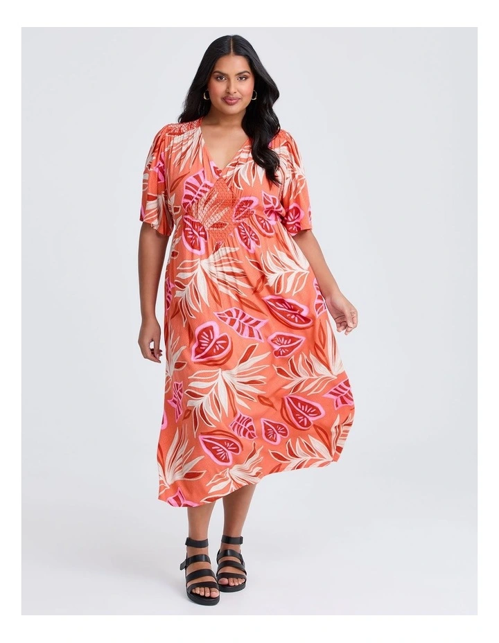 Natural Carrie Foliage Dress image 1