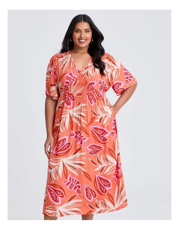 Natural Carrie Foliage Dress image 3
