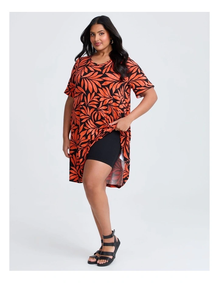 Natural Laurie Dress in Print image 3