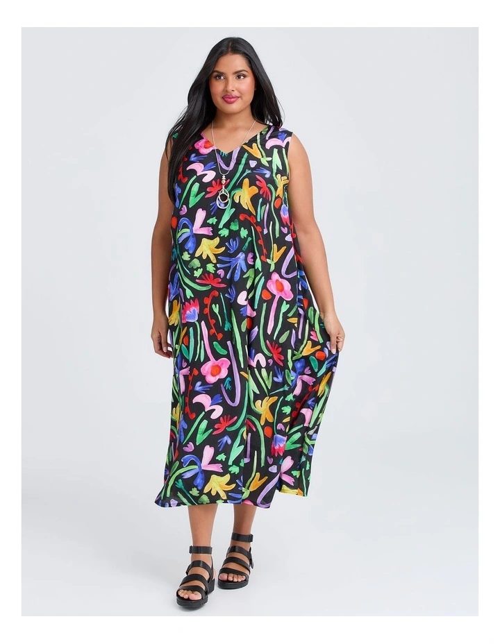 Natural Trinity Maxi Dress in Print image 1