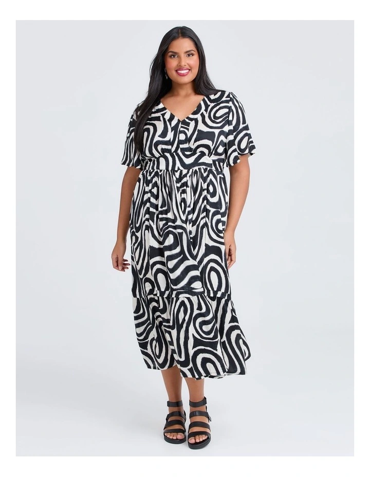 Natural Lula Maxi Dress in Print image 1