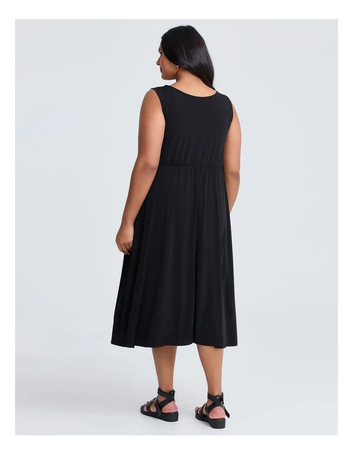 Elevate Layering Dress in Black image 2