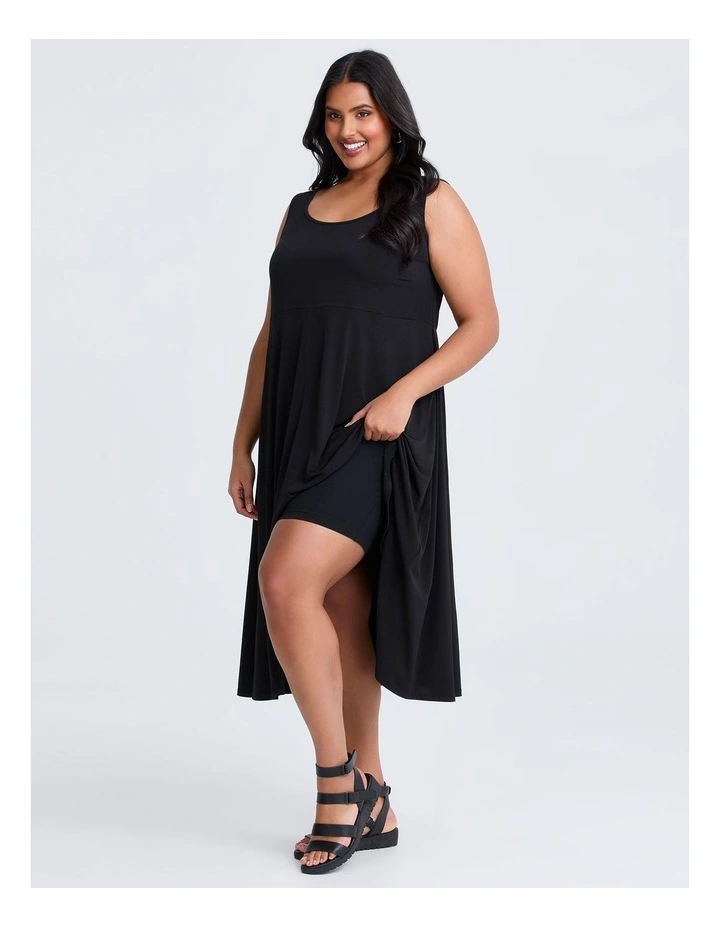 Elevate Layering Dress in Black image 4