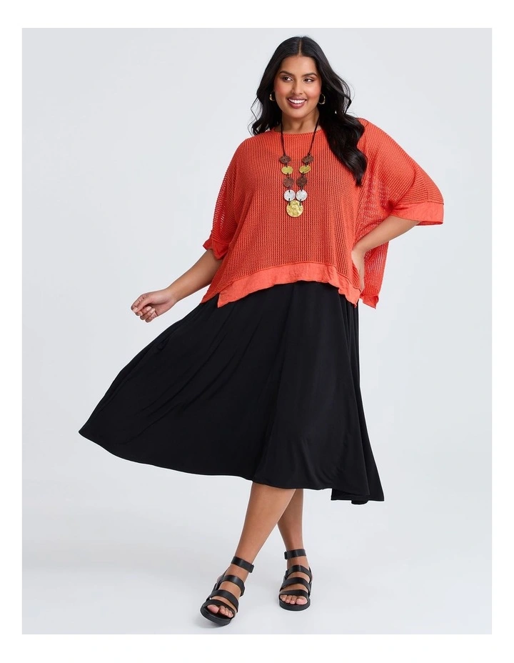 Elevate Layering Dress in Black image 5