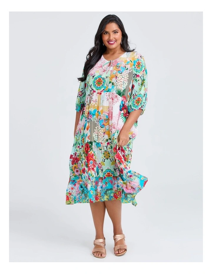 Natural Summer Fields Dress Print image 1