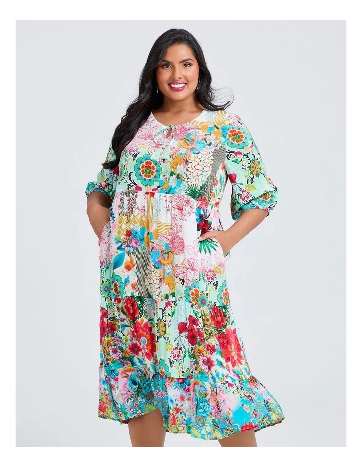 Natural Summer Fields Dress Print image 3