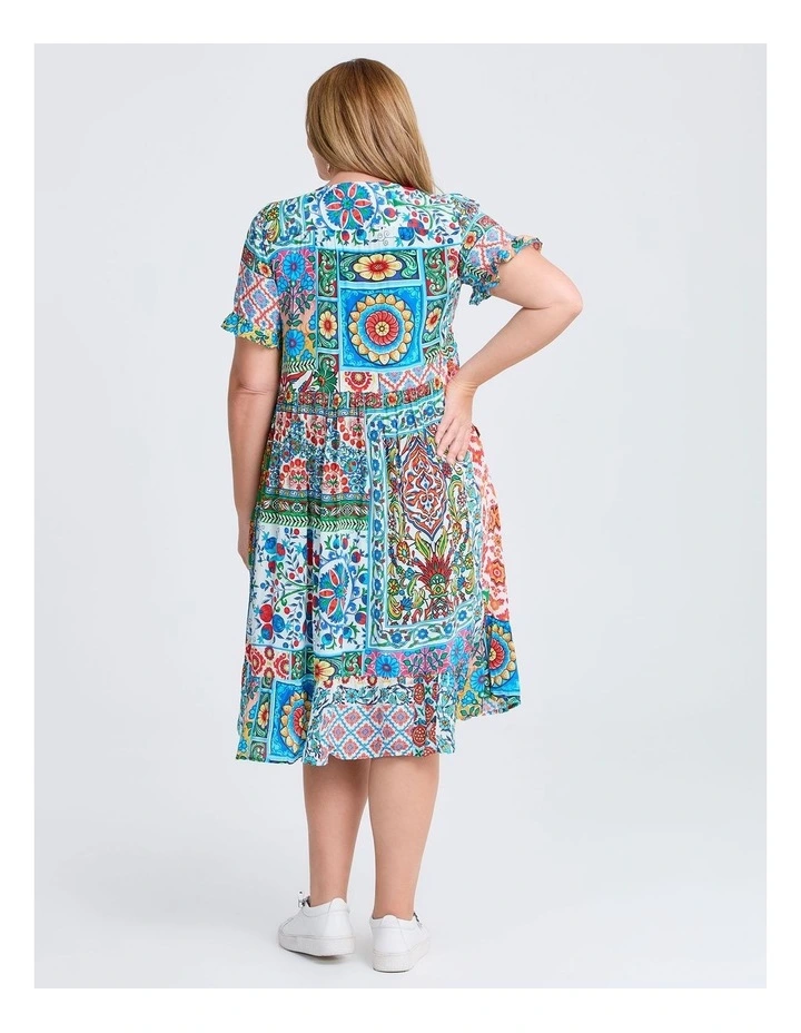 Natural Getaway Floaty Dress Print image 2