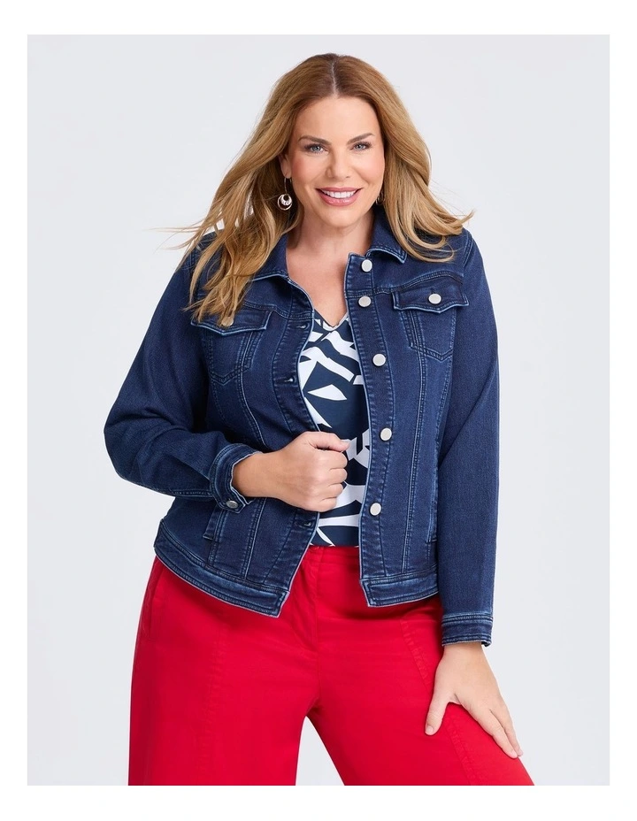 The Everyday Denim Jacket in Indigo image 1