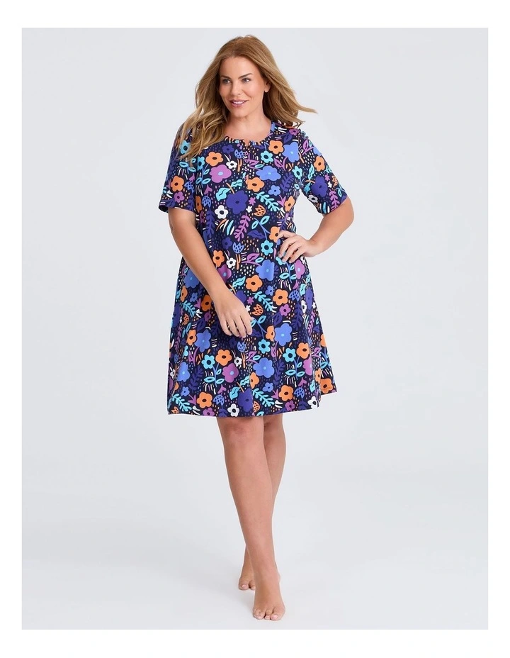 Australian Cotton Petals Nightie in Multi image 1