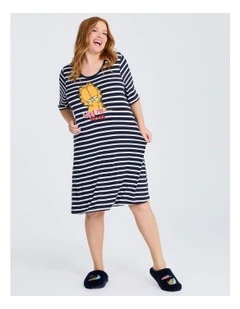 Garfield Stripe Nightie in Print