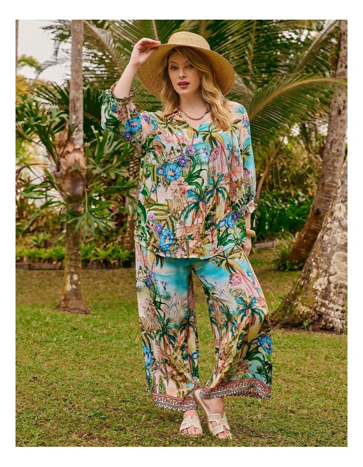 Natural Something Wild Pant in Print image 5
