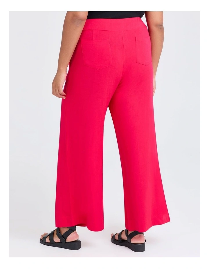 Natural Kaia Wide Leg Pant in Watermelon image 2