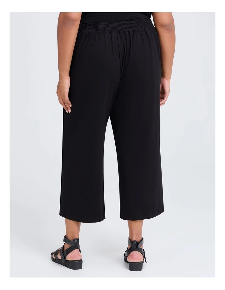 Natural Elevate Wide Crop Pant in Black image 2