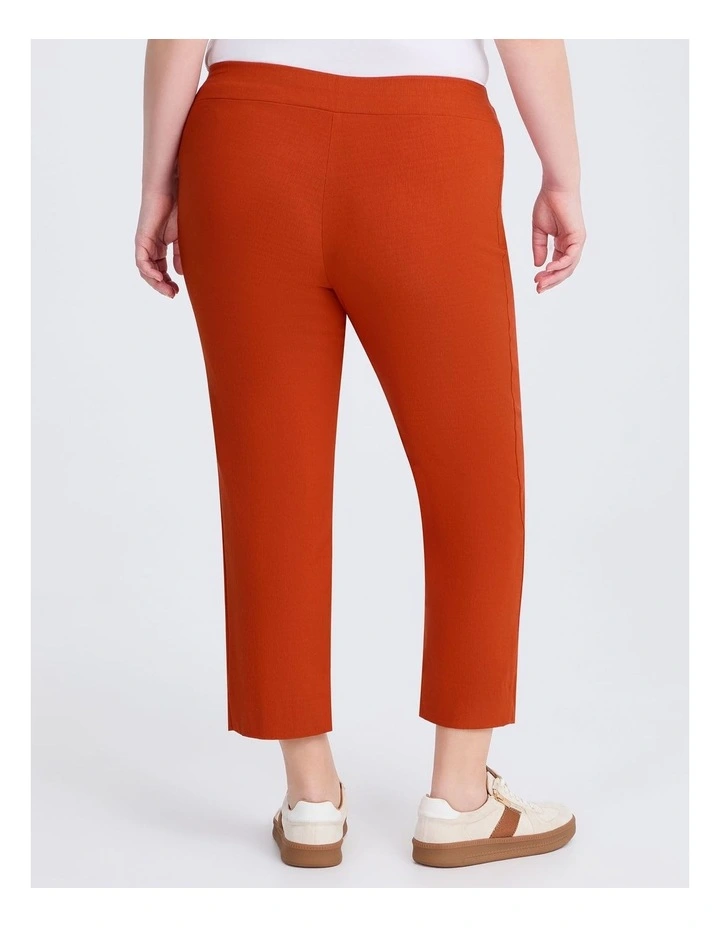 Bliss Stretch Taper Crop Pant in Spicy Orange image 2