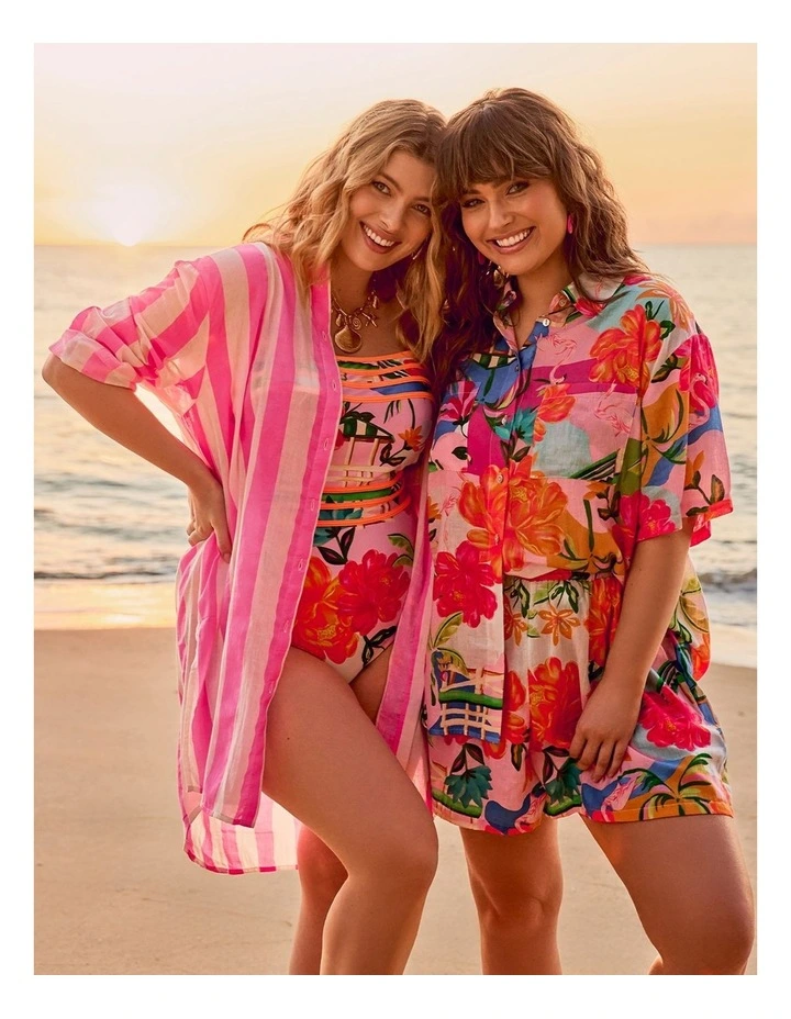 The Vacay Cotton Beach Shirt Print image 6