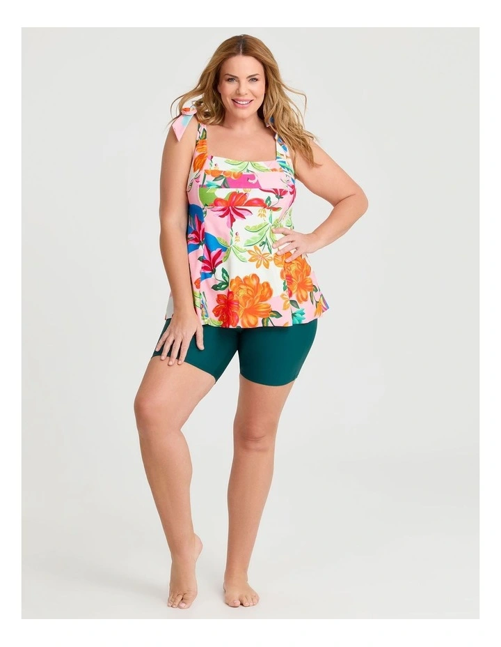 The Vacay A-line Tie Tankini Print image 5