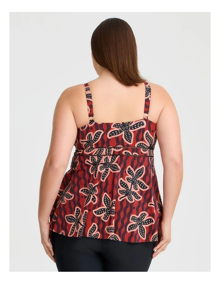 Serengeti Trim Detail Tankini Print image 2