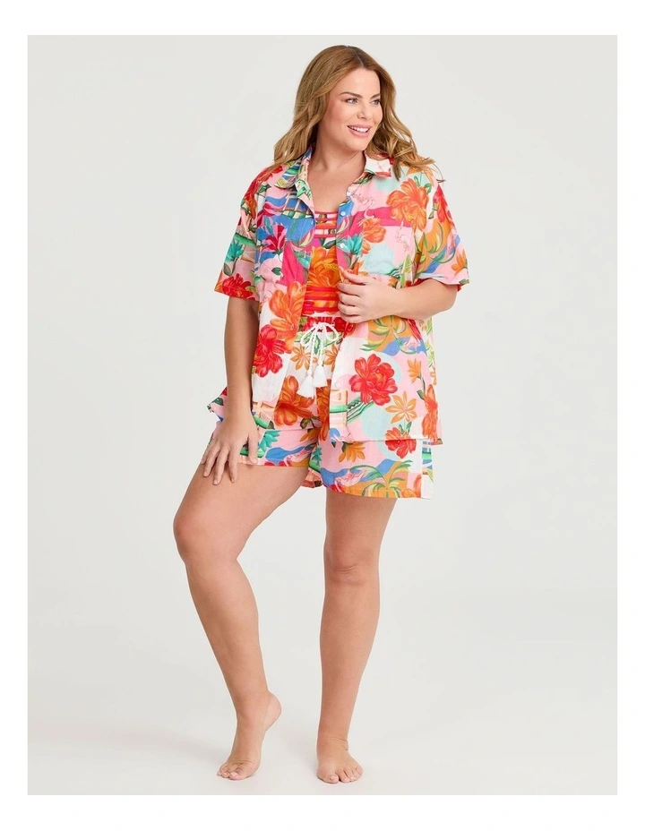 The Vacay Cotton Beach Short Print image 4
