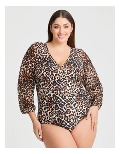 Animal Print 2-Way Swimsuit
