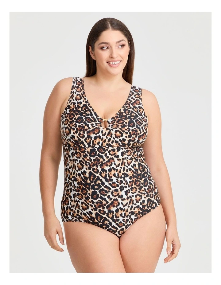 Animal Print 2-Way Swimsuit image 2