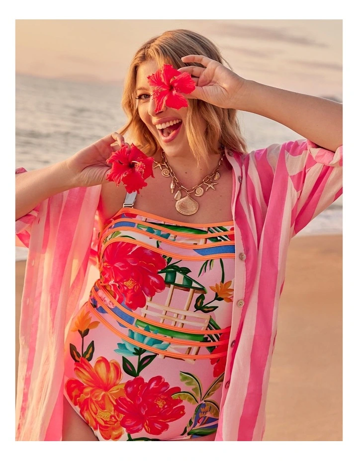 The Vacay Bind Swimsuit Print image 6