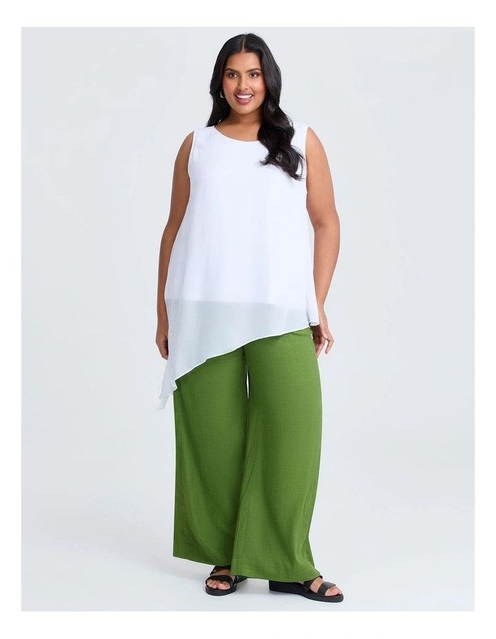 Overlay Sleeveless Top White image 3