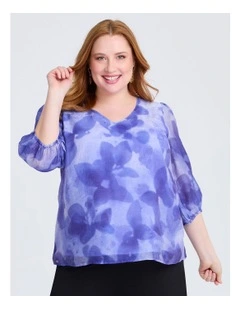 Moody Skies Tencel Top Print
