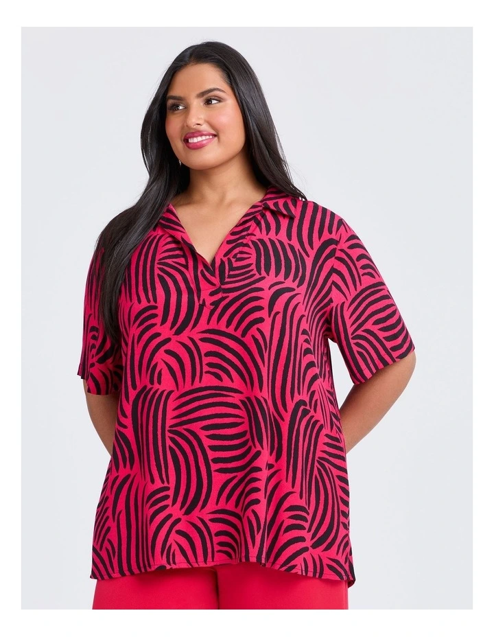 Natural Top in Print image 1