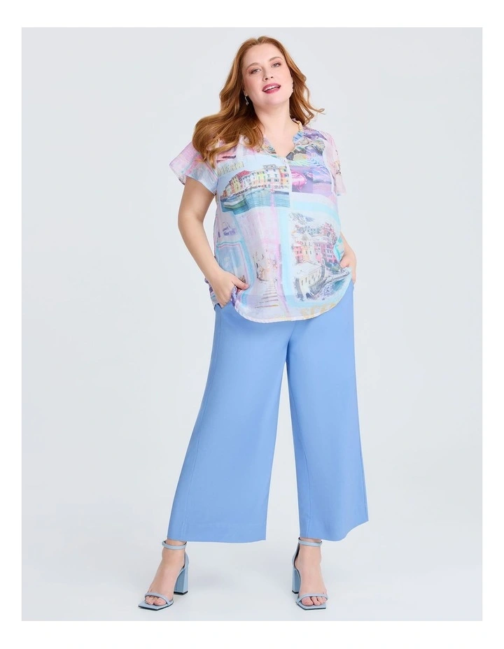 Alexandra Short Sleeve Top Print image 3