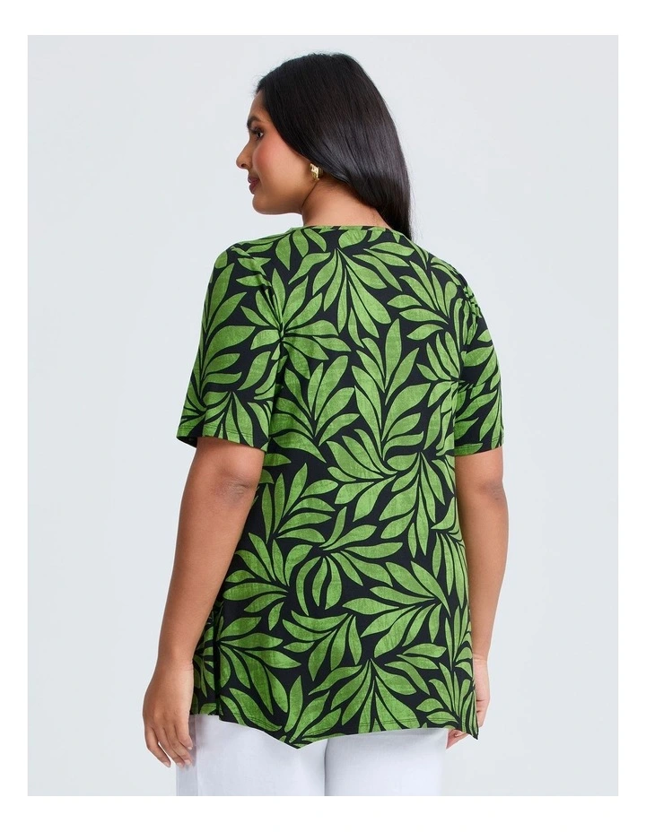 Natural Laurie Top Print image 2