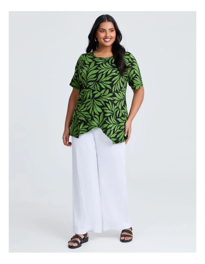 Natural Laurie Top Print image 3