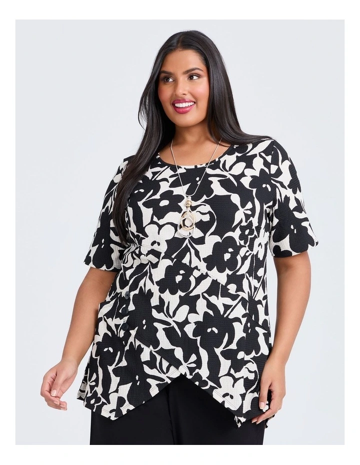 Cassia Top in Print image 1