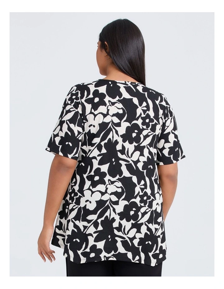 Cassia Top in Print image 2
