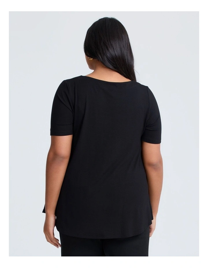The Lotus HBO Original Let's Fun Top in Black image 2