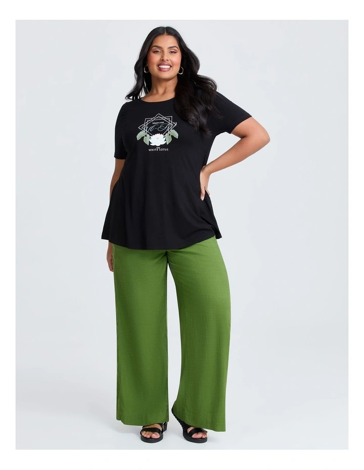 The Lotus HBO Original Whats The WiFi Top in Black image 4