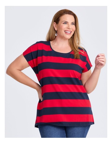 SAMBA RED/NAVY colour