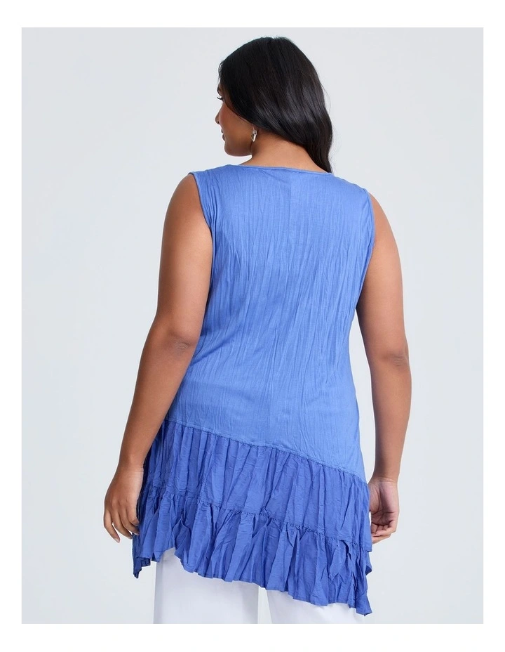 Bamboo Lulu Sleeveless Tunic in Bay Blue image 2
