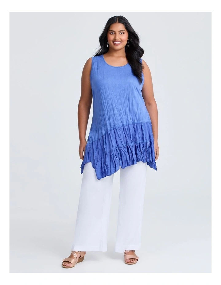 Bamboo Lulu Sleeveless Tunic in Bay Blue image 3