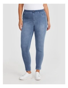 The New Tall Best Friend Jegging in Mid Blue