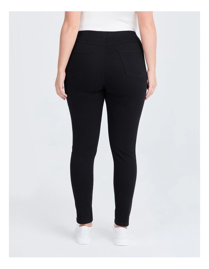 The Tall Best Friend Jegging in Black image 2