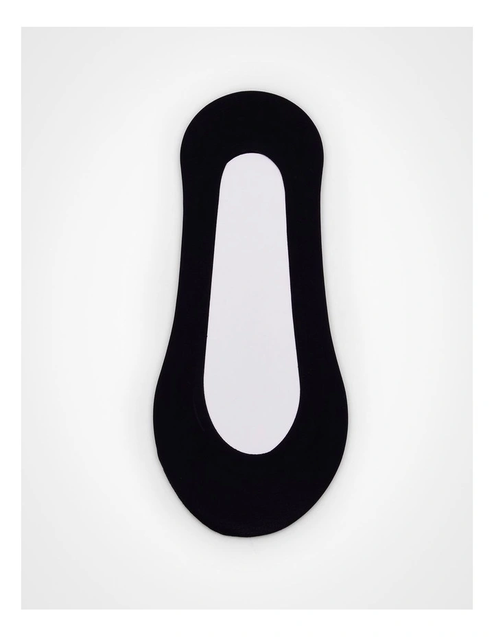 Low Cut Invisible Socks Pack Of 3 in Multi image 2
