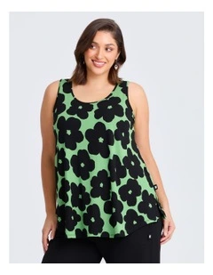Natural Favourite Tank Green/black