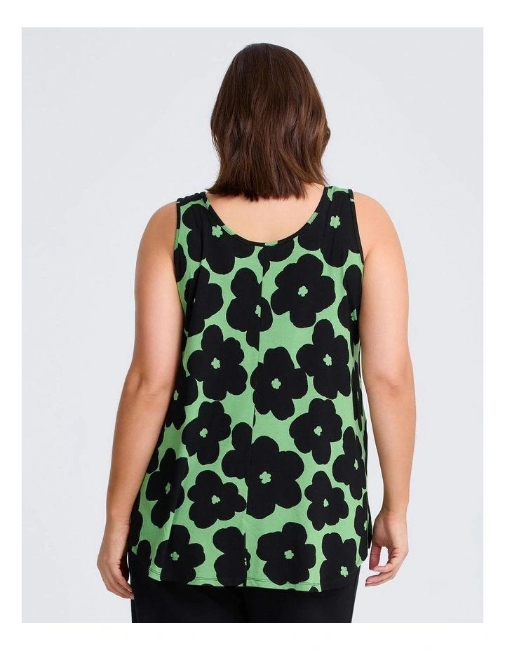 Natural Favourite Tank Green/black image 2