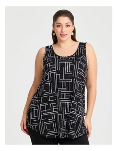 Natural Favourite Tank in Arina Print