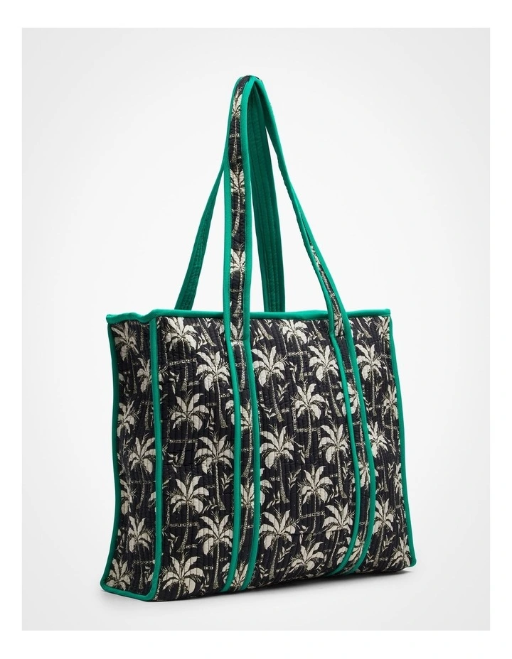 Soft Quilted Tote Bag in Multi image 2