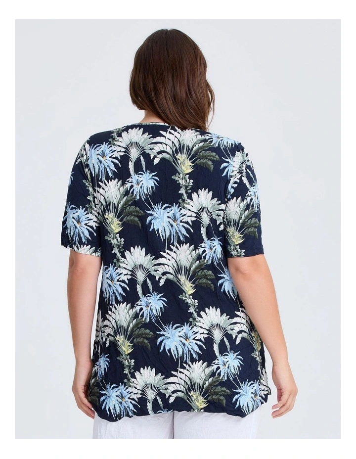 Selena Keyhole Top in Multi image 2