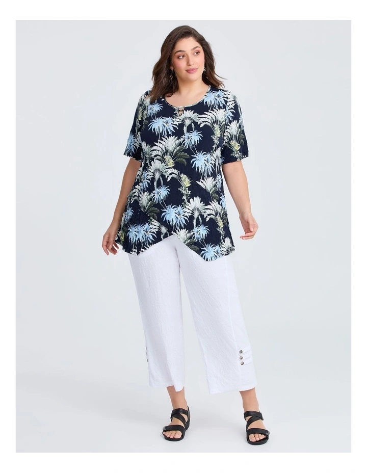 Selena Keyhole Top in Multi image 3