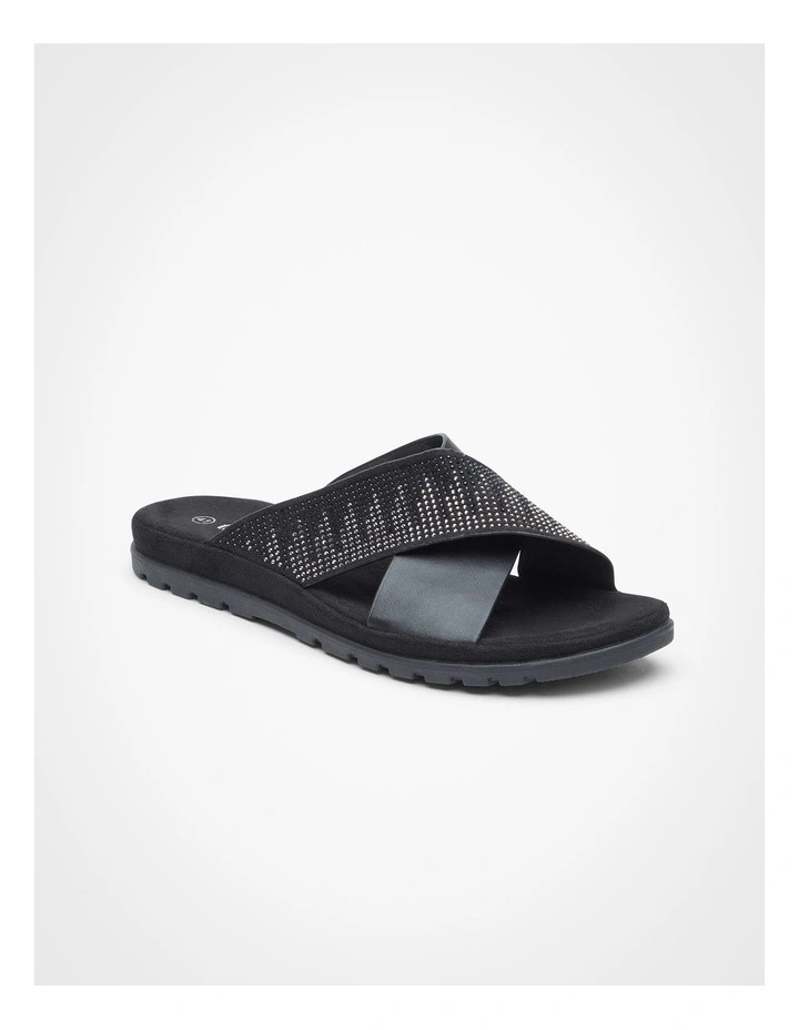 Flexible Bling Slide in Black image 2
