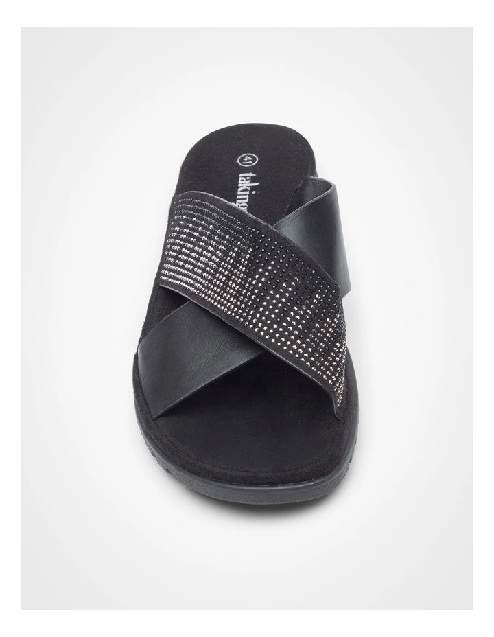 Flexible Bling Slide in Black image 3